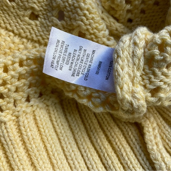 Marc New York Yellow Knit Women's Sweater - Picture 5 of 10